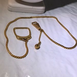 Swank key chain bag chain 19”